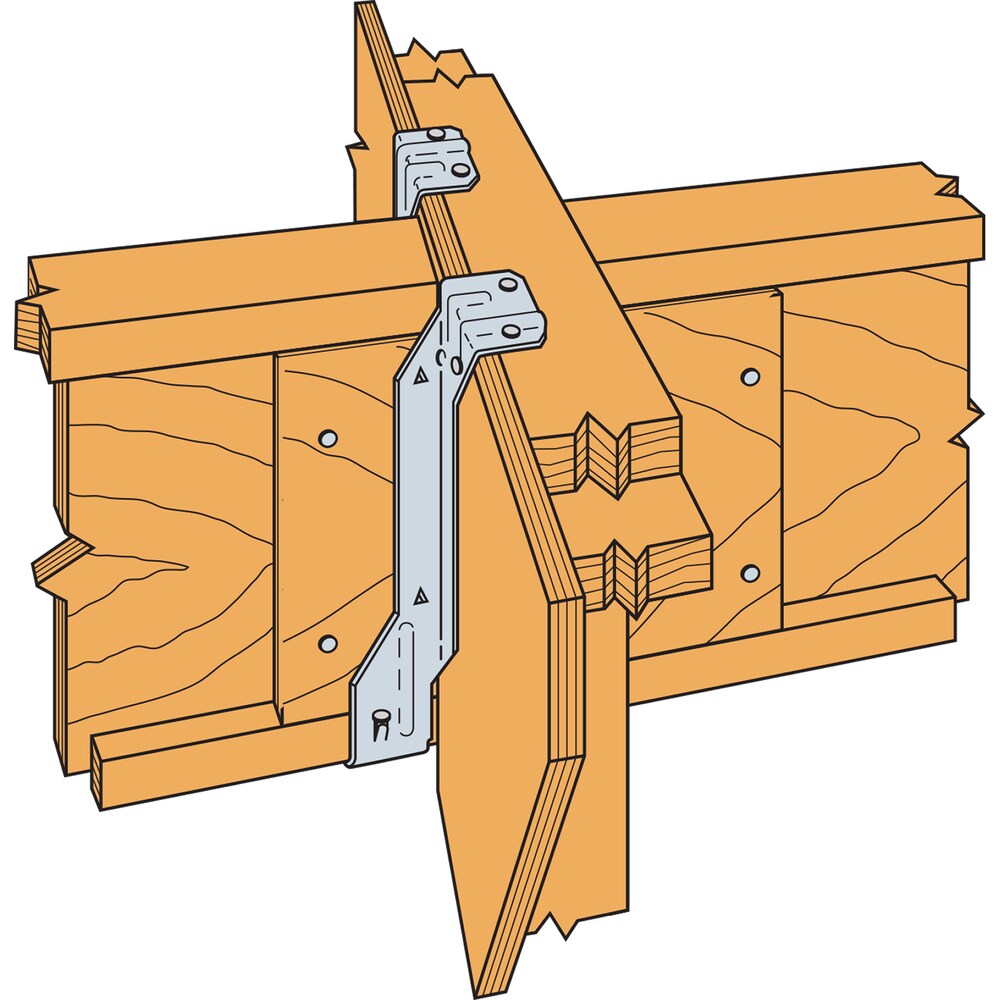 Étrier de solive à semelle supérieure galvanisé ITS pour bois d'ingénierie de 3-1/2 po x 11-7/8 po