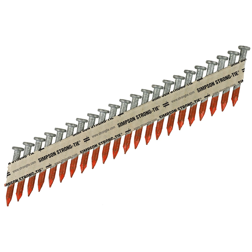 Clou de connecteur à tige lisse SCN Strong-Drive, 33 degrés, 0,148 po x 1 1/2 po, HDG (500 Qté)