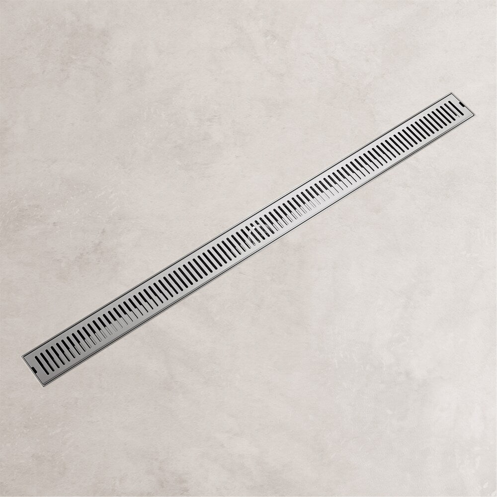 Elan 3" L x 36" W Linear Shower Drain Rectangle Pattern Drain Cover in Chrome