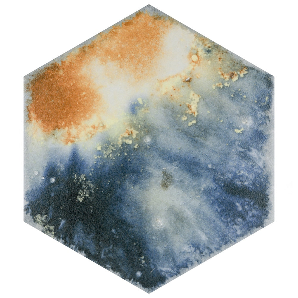 Sample - Dorne Hex Mix 8-5/8-inch x 9-7/8-inch Porcelain Floor and Wall Tile