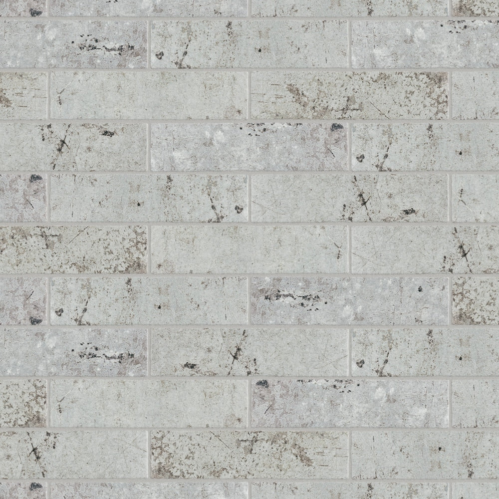 Sample - London Grey Glossy 3-inch x 12-inch Ceramic Wall Tile