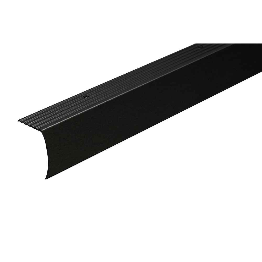 Matte Black 1 ft. 5/8-inch x 12 ft. Aluminum Moulding Stair Nosing