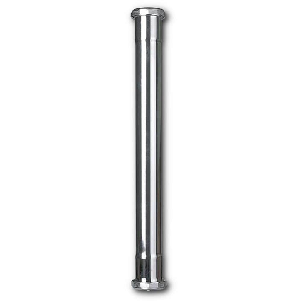 Tube d'extension en laiton de calibre 22, 1-1/4" x 16", joint coulissant double