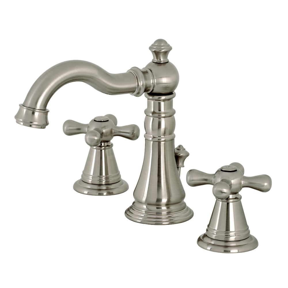 Robinet de salle de bain à 2 poignées de 8 pouces American-Classic en nickel brossé