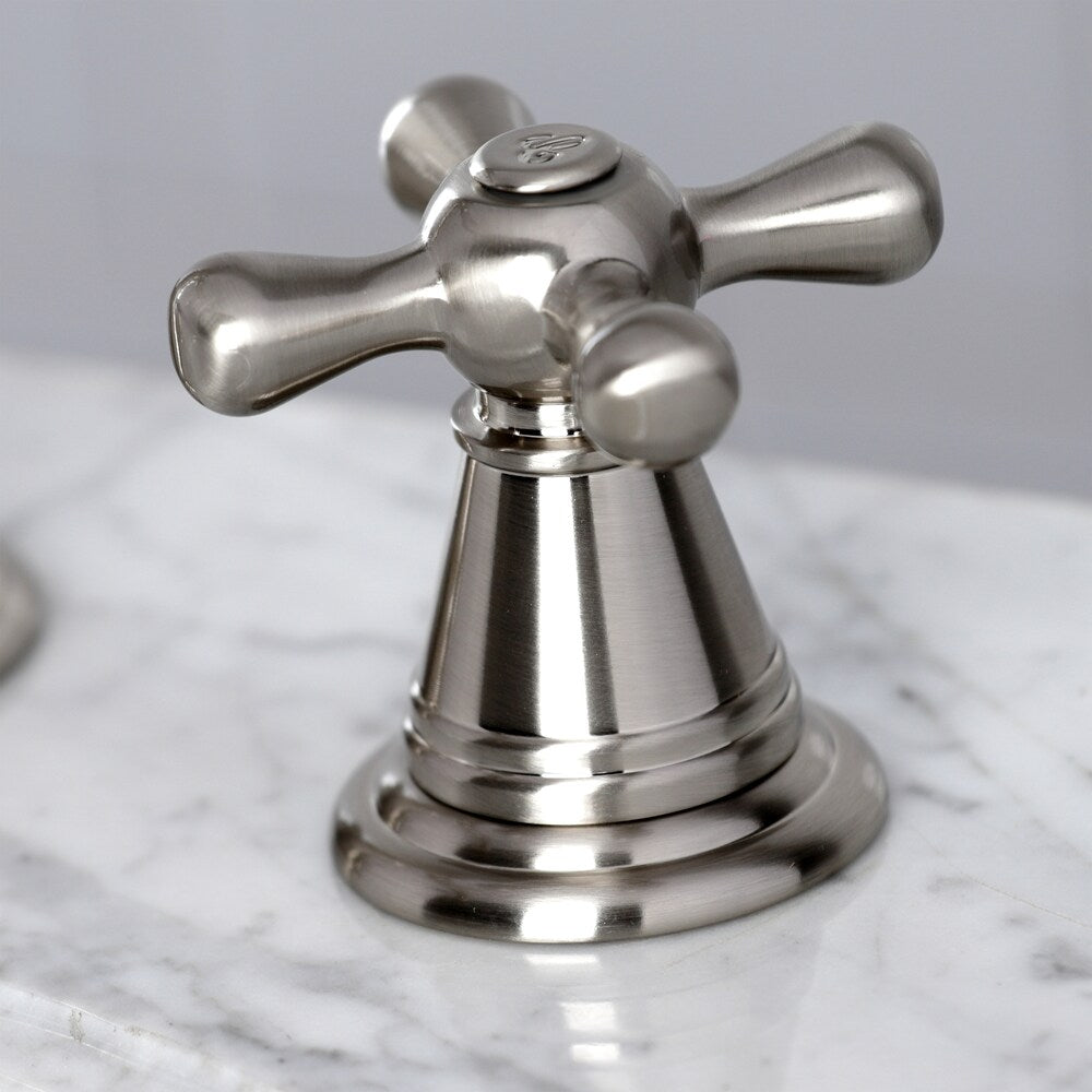 Robinet de salle de bain à 2 poignées de 8 pouces American-Classic en nickel brossé