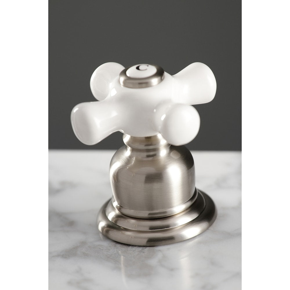 Classic 8 inch Widespread 2-Handle Bathroom Faucet in Brushed Nickel