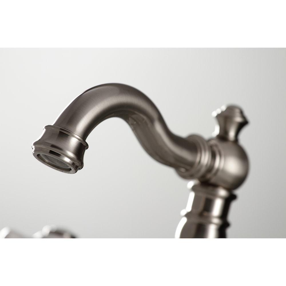 Classic 8 inch Widespread 2-Handle Bathroom Faucet in Brushed Nickel