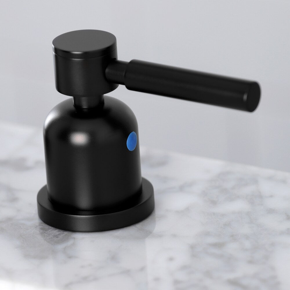 Concord 8 inch Widespread 2-Handle Bathroom Faucet in Black Matte