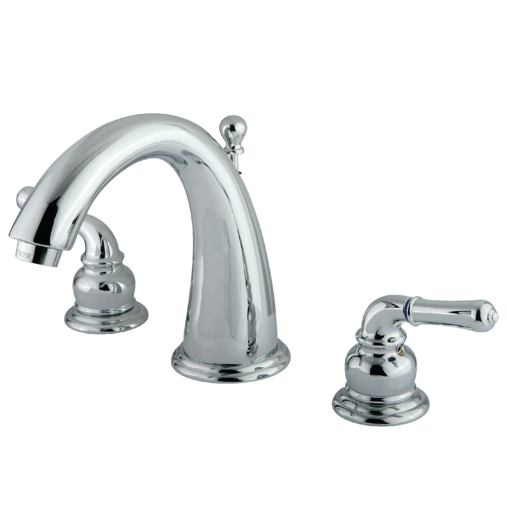 Modern 8 inch Widespread 2-Handle Bathroom Faucet in Polished Chrome