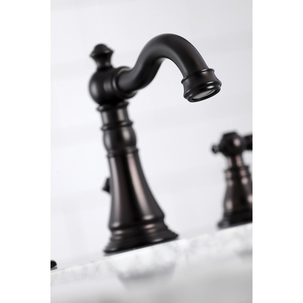 Robinet de salle de bain à 2 poignées Duchess Classic de 8 pouces en bronze huilé