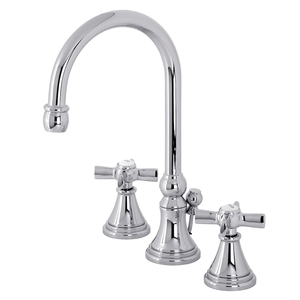 Robinet de salle de bain à 2 poignées Millennium de 8 pouces en chrome poli