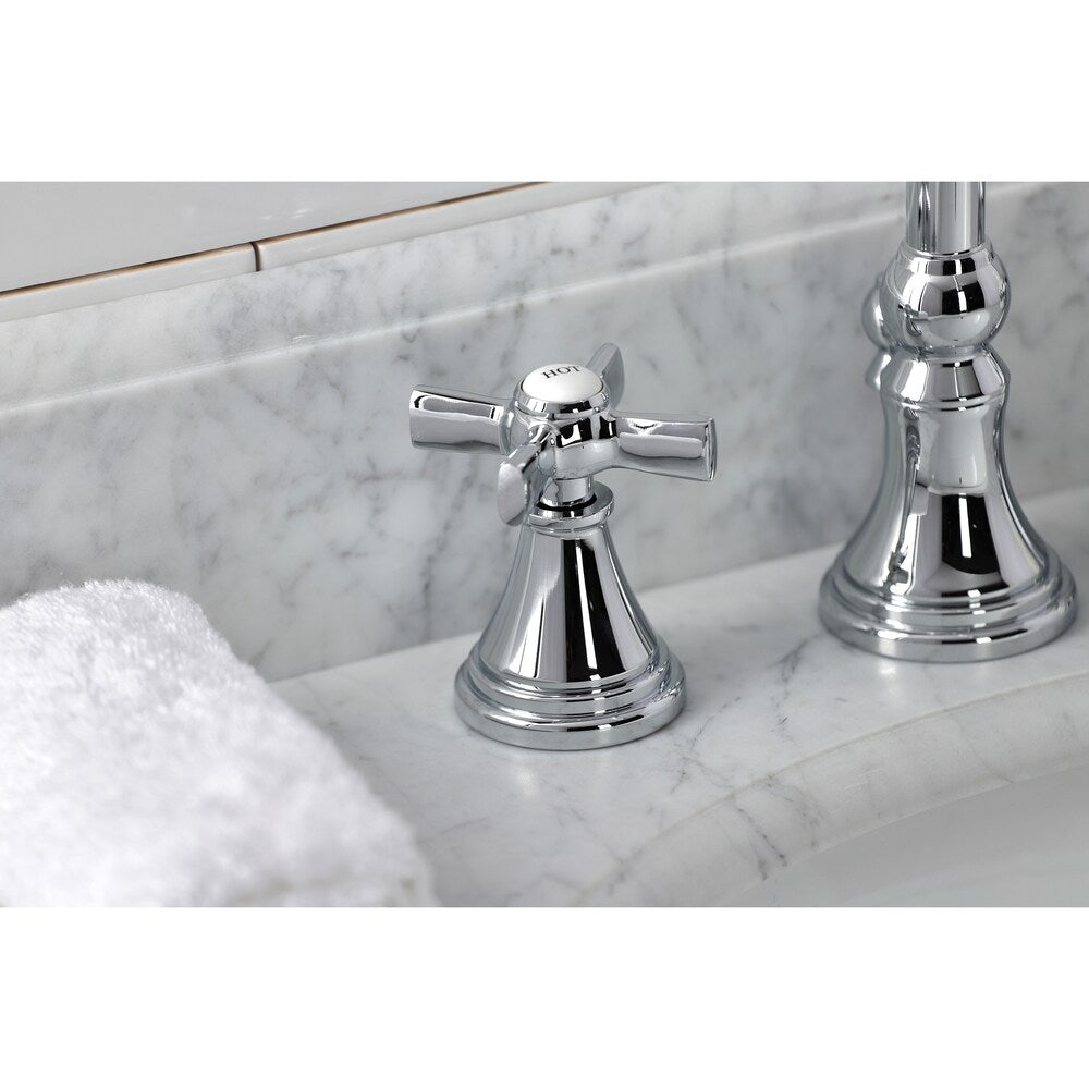 Robinet de salle de bain à 2 poignées Millennium de 8 pouces en chrome poli