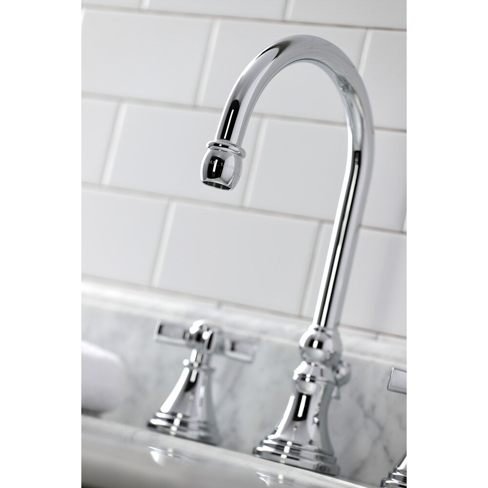 Robinet de salle de bain à 2 poignées Millennium de 8 pouces en chrome poli