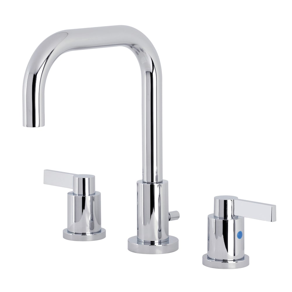 Robinet de salle de bain à 2 poignées de 8 pouces NuvoFusion en chrome poli