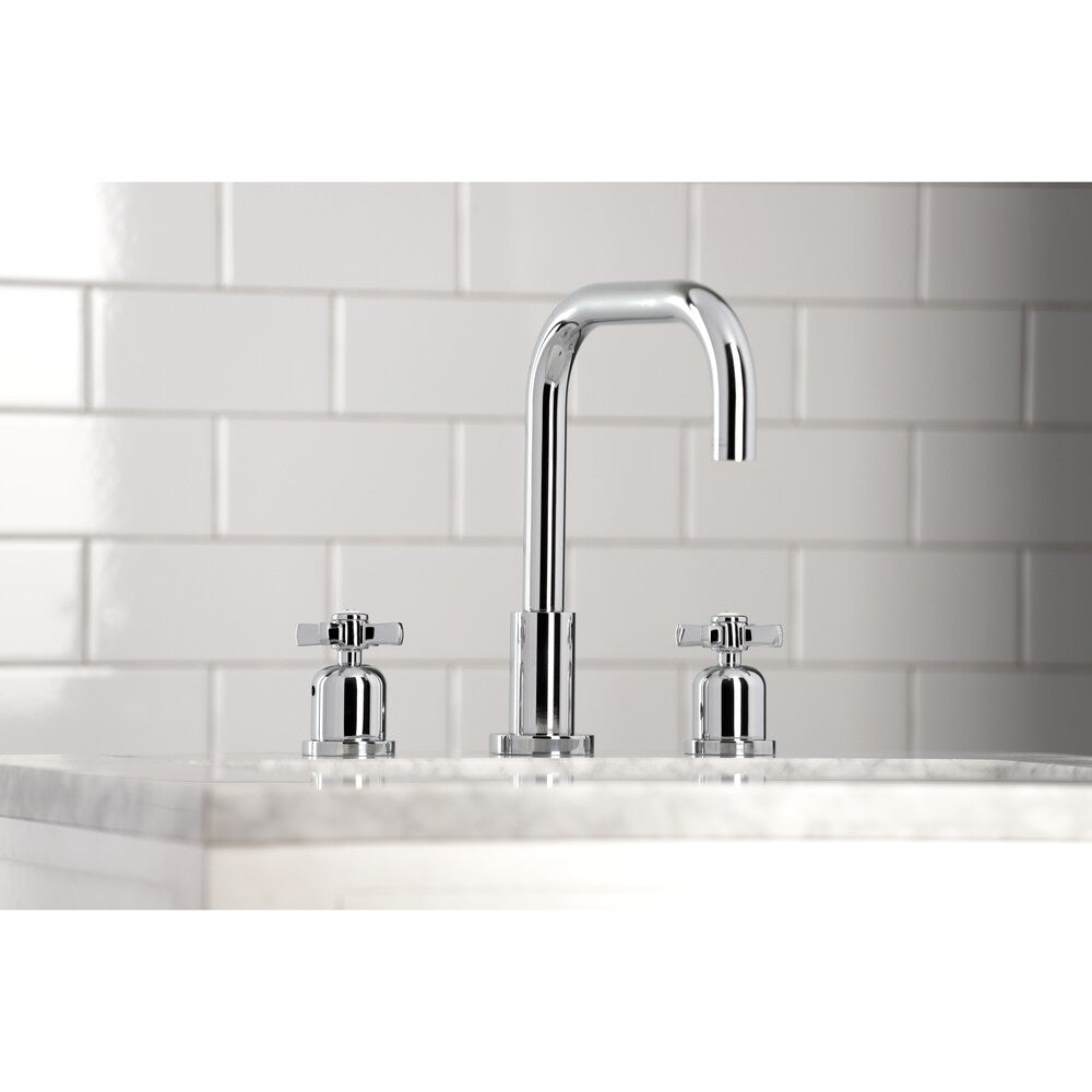 Millennium 8 inch Widespread 2-Handle Bathroom Faucet in Polished Chrome