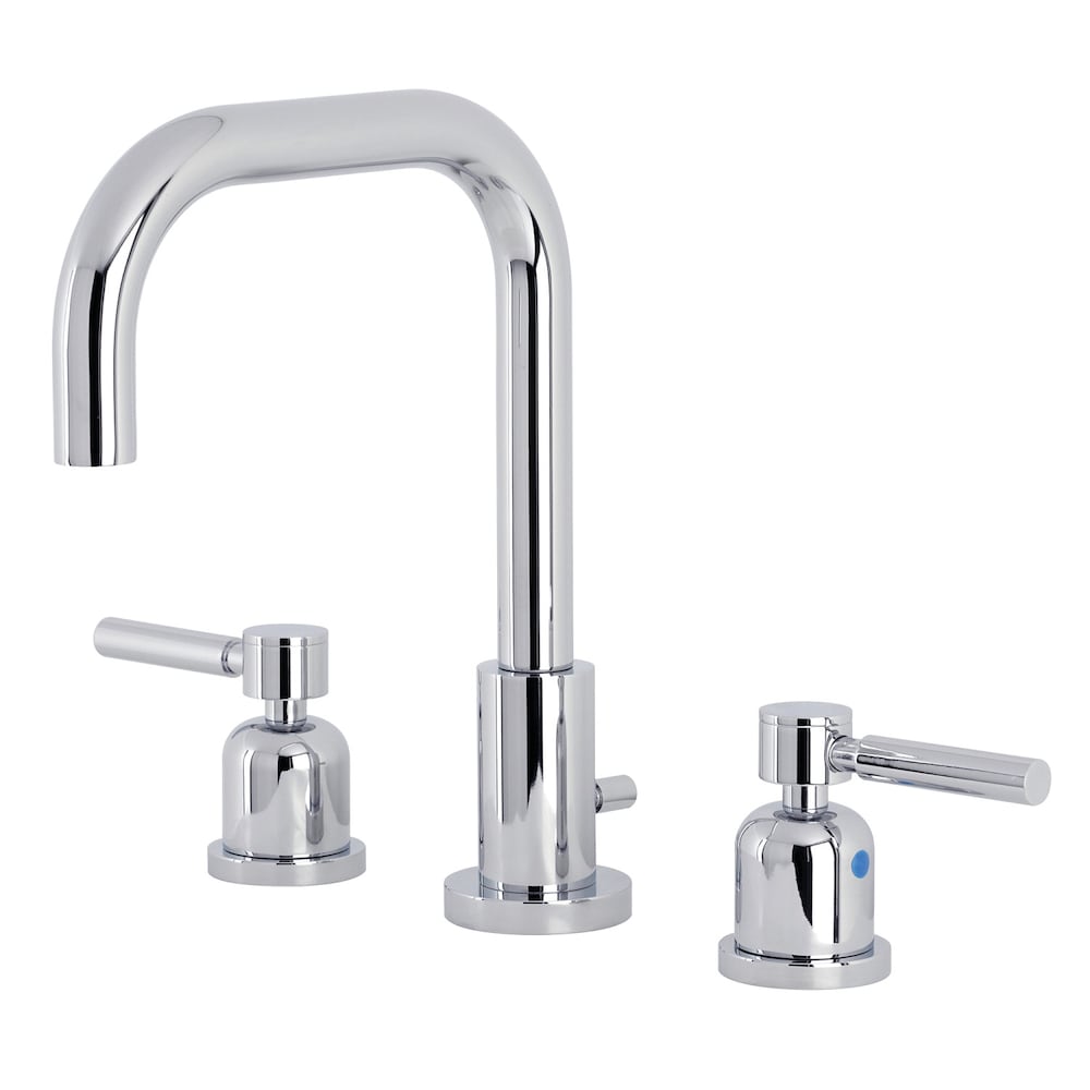 Robinet de salle de bain à 2 poignées Concord de 8 pouces en chrome poli