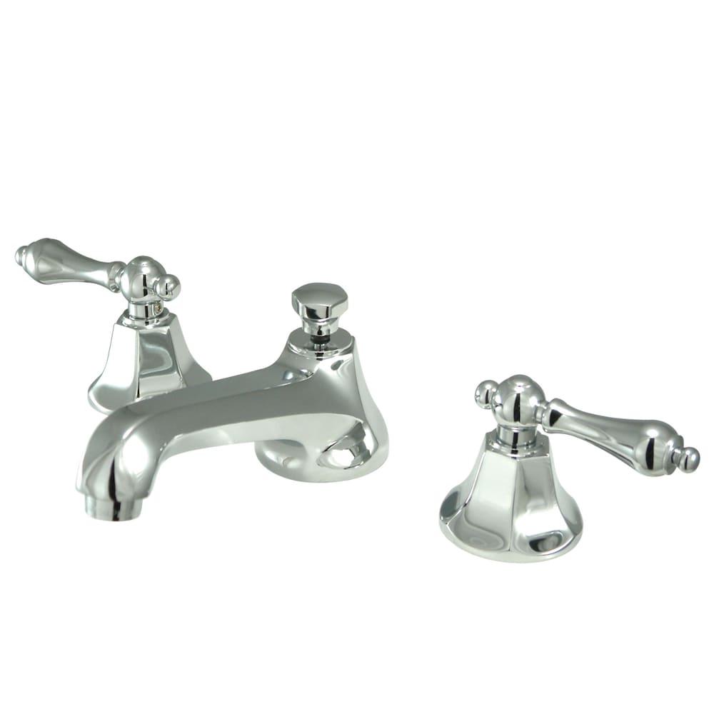 Robinet de salle de bain à 2 poignées de 8 pouces de style métropolitain en chrome