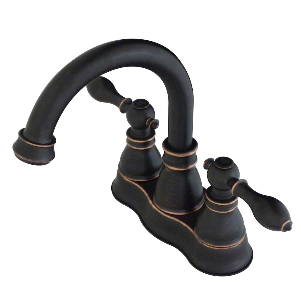 American Classic 4 inch Centerset 2-Handle Bathroom Faucet in Naples Bronze