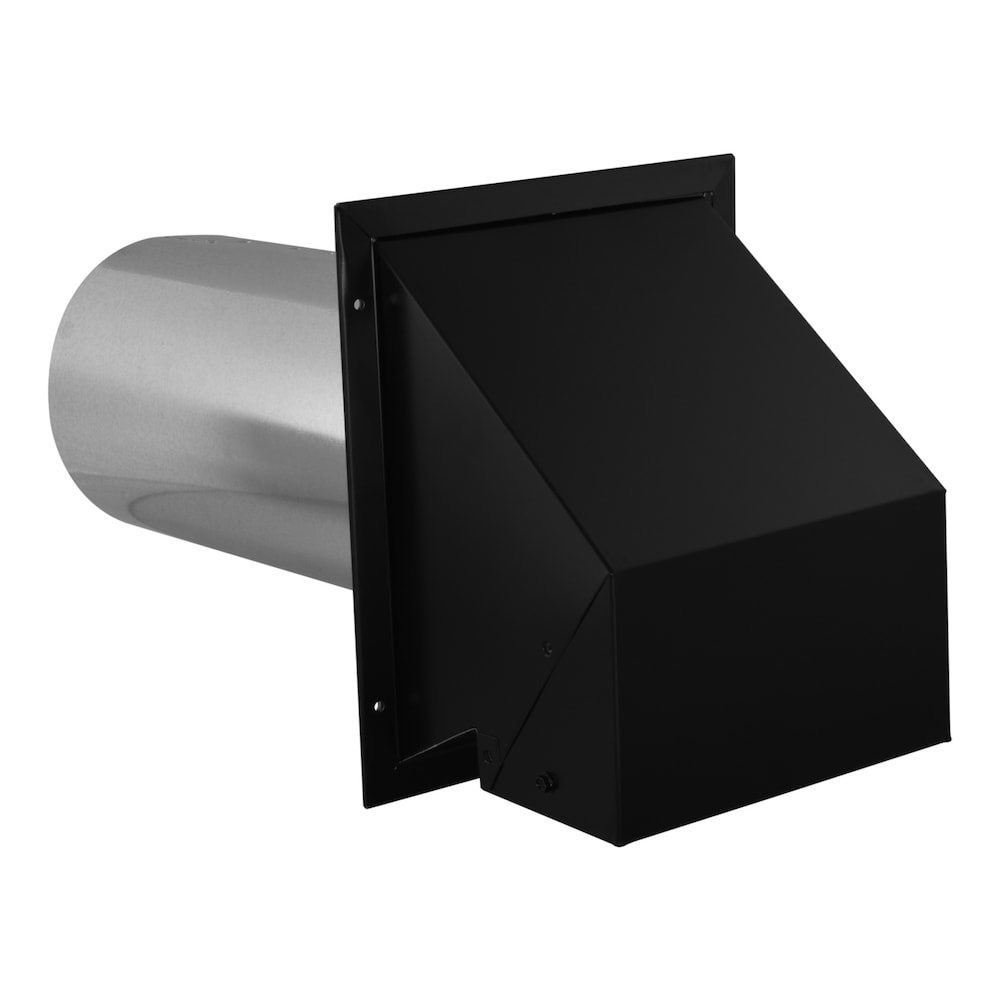 Hotte d'aspiration/d'évacuation murale de 6 po de qualité supérieure avec écran, noire