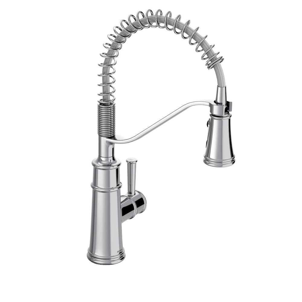 Robinet de cuisine à bec rétractable Belfield en chrome