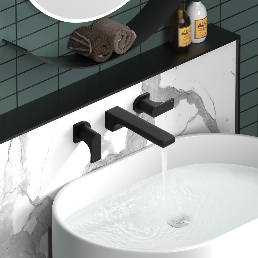 Robinet de lavabo de salle de bain à poignée unique Glyde de 4 pouces avec plaque de pont en chrome (robinet inclus)