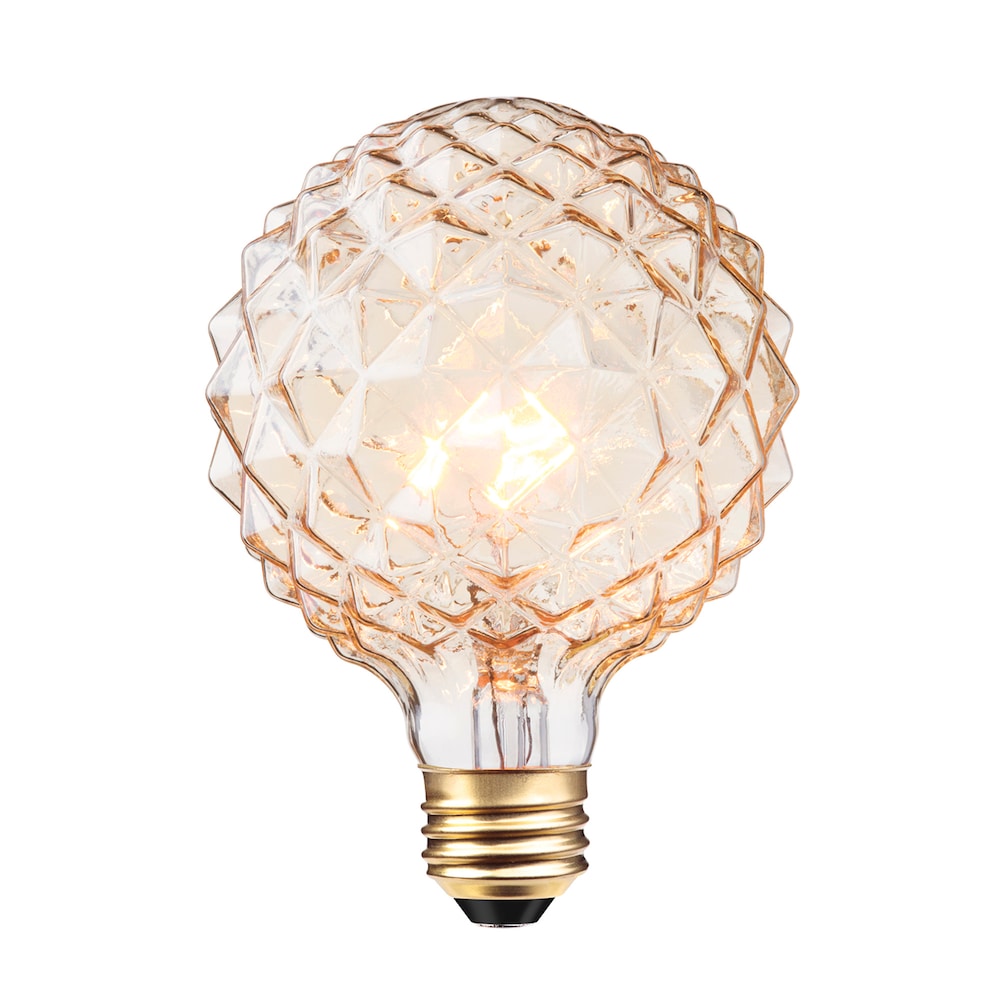 Ampoule à incandescence Edison Crystalina de 40 W, design transparent et vintage