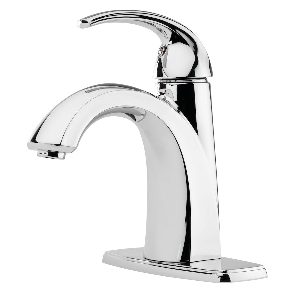 Selia Single Handle 1 or 3 Hole Polished Chrome Bathroom Sink Faucet/Tap