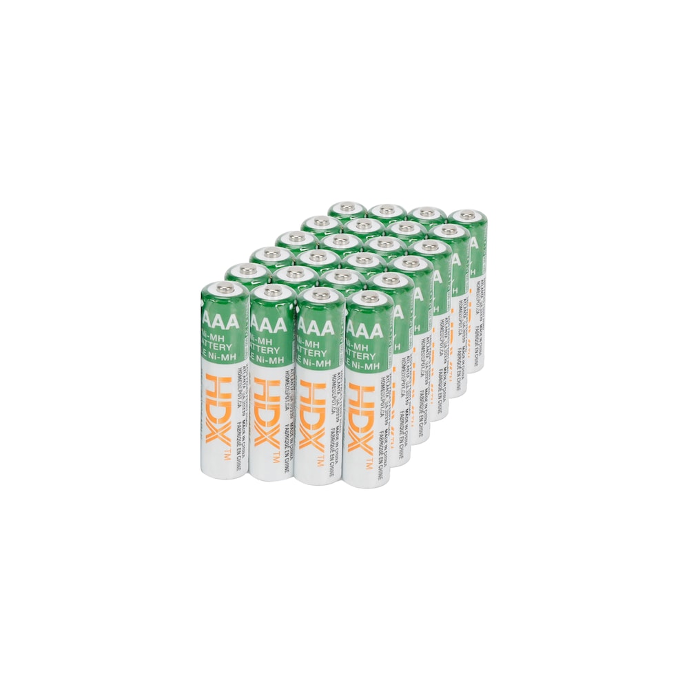 Piles AAA rechargeables (paquet de 24)