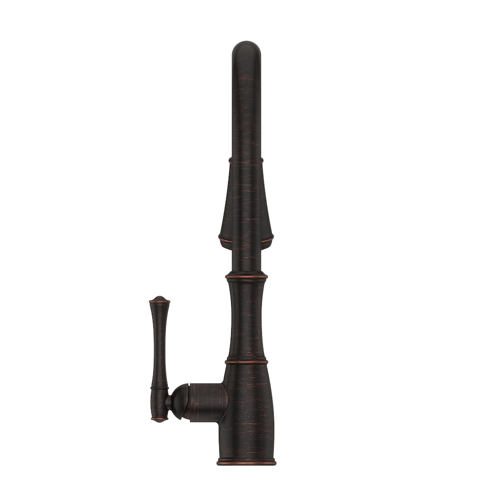 Wheaton 1-Handle Pull-Down Kitchen Faucet With Soap Dispenser Tuscan Bronze