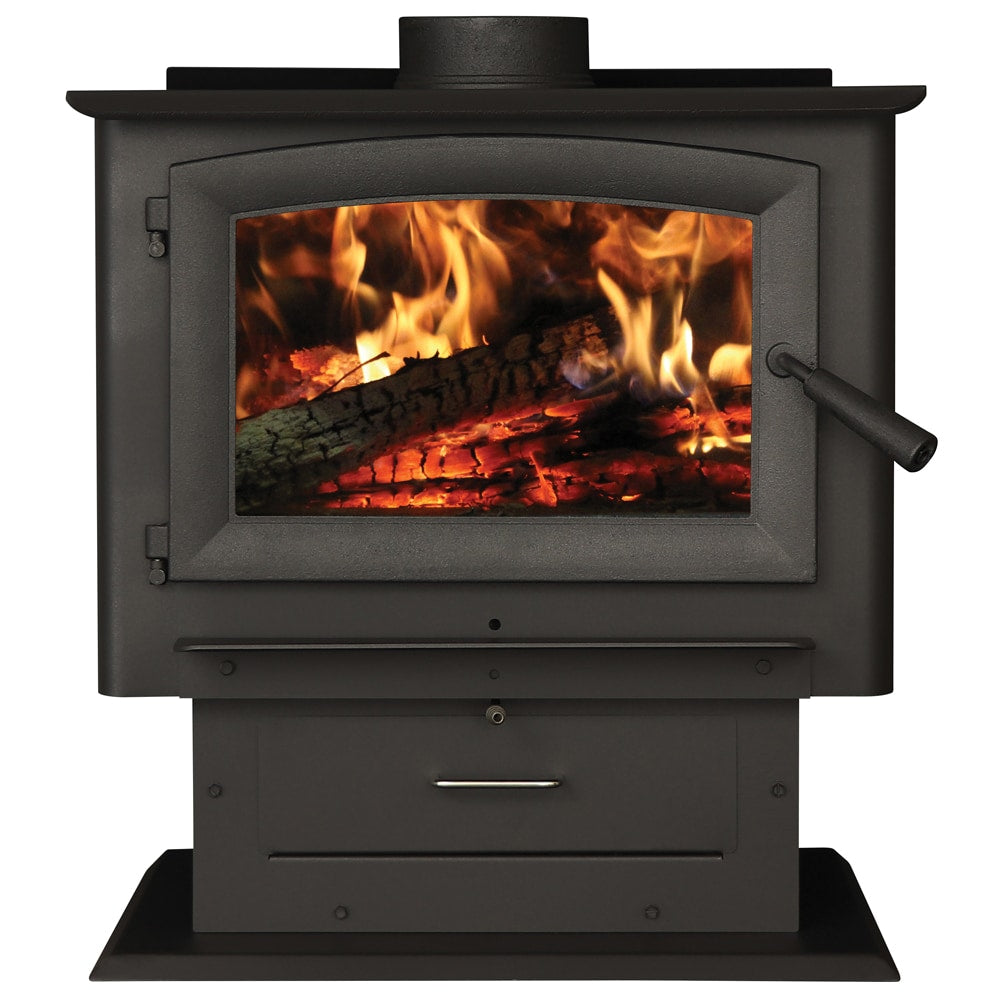 2,000 Sq. Ft. Pedestal Wood Stove
