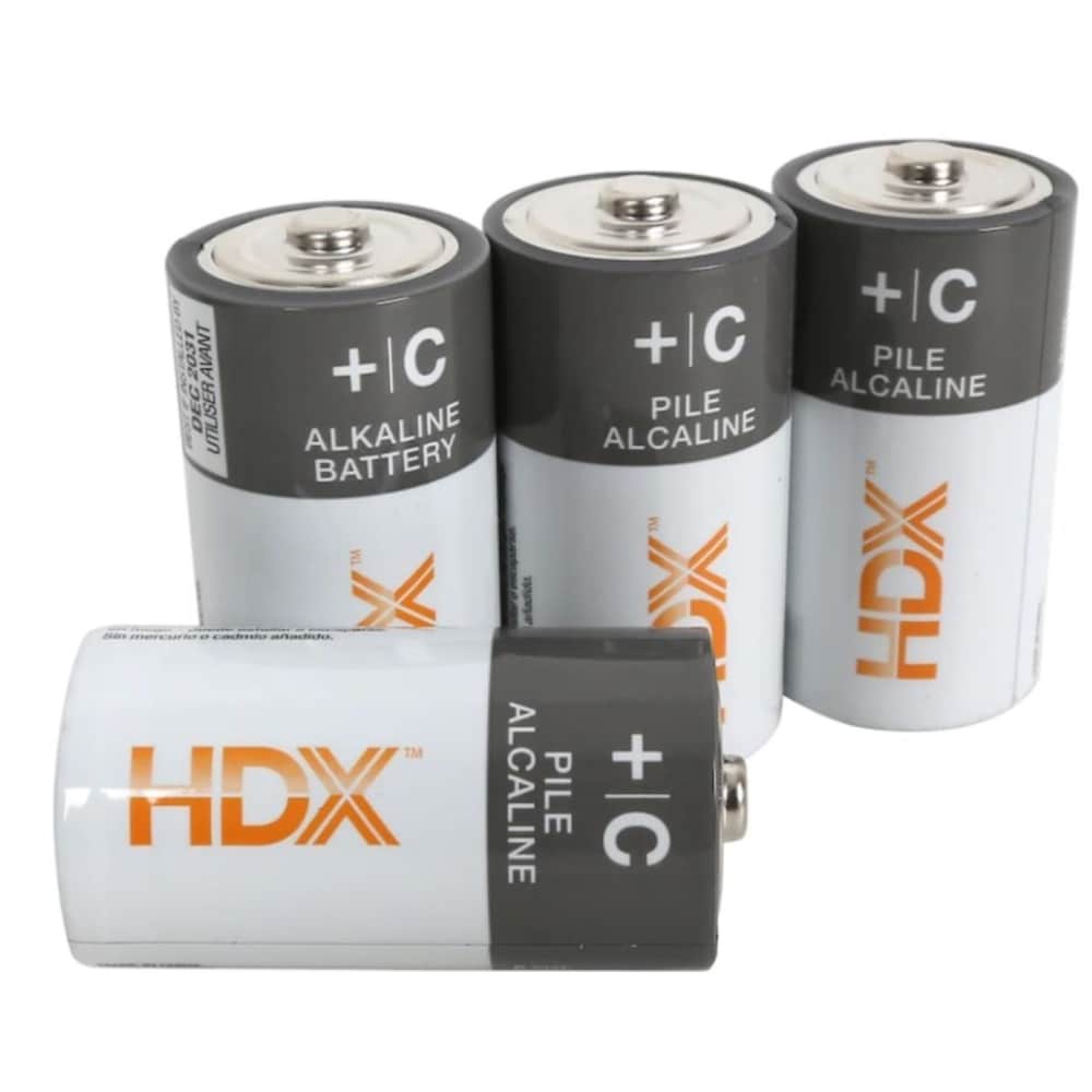Lot de 4 piles alcalines C