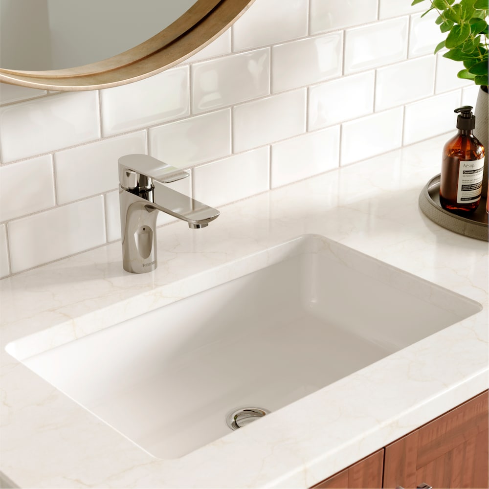 Kayes Single Hole Single Handle Basin Bathroom Faucet with Matching Pop-up Drain in Chrome