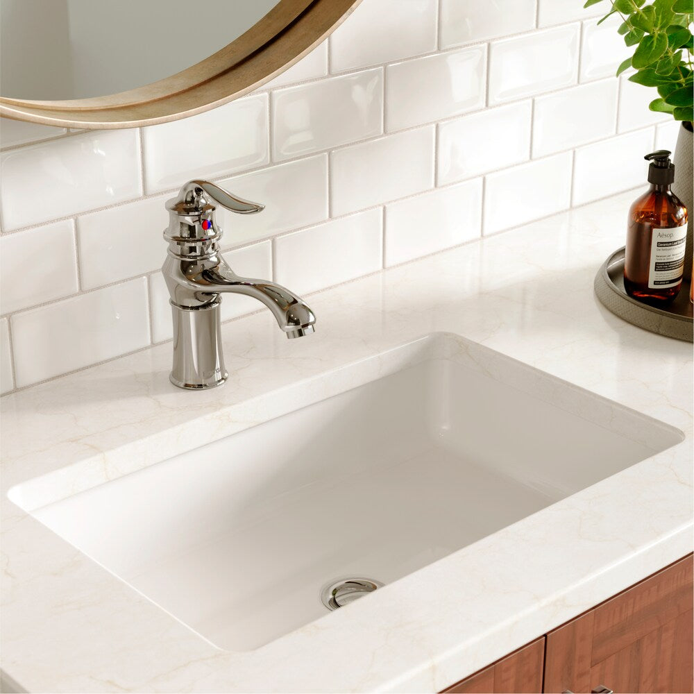 Dartford Single Hole Single Handle Basin Bathroom Faucet with Matching Pop-up Drain in Chrome