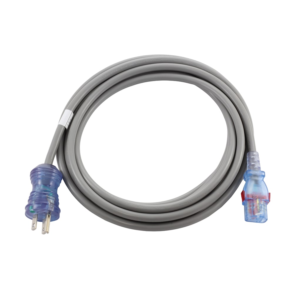 10ft 15 Amp 125 Volt 14/3 Medical-Hospital Grade Power Cord with Locking IEC C13