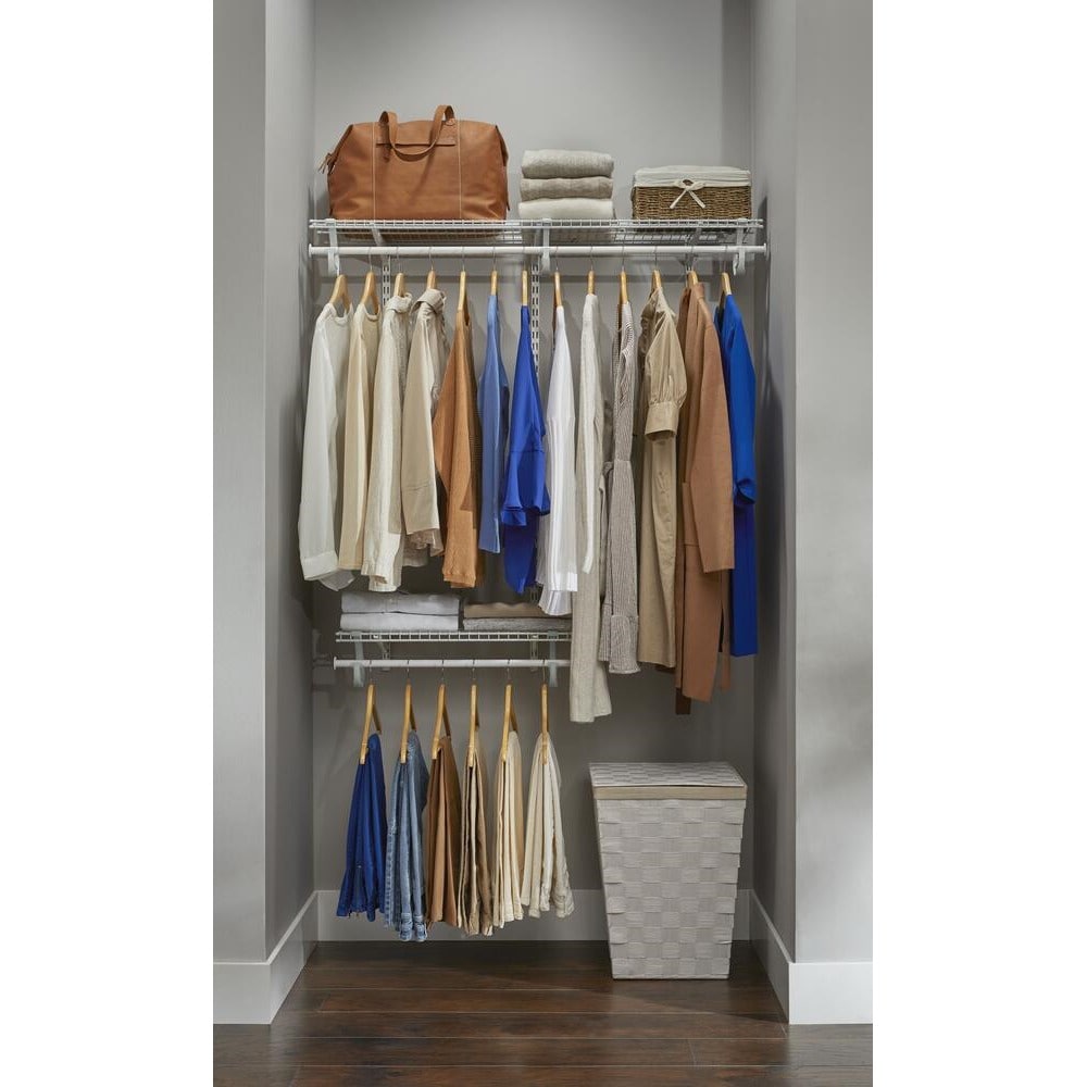 Ancrages pour cloisons sèches pour organisation de placards, clips de support et supports en acier chromé (paquet de 5)
