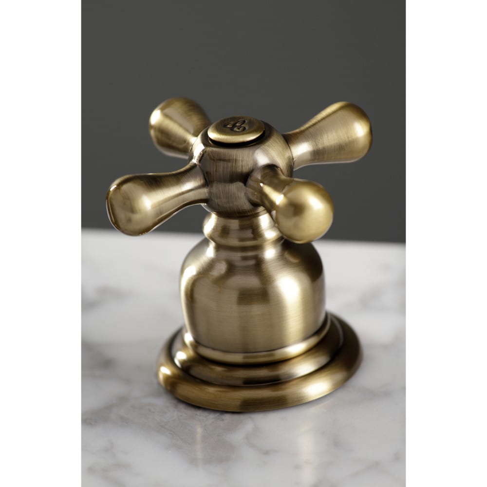 American Classic 8 inch Widespread 2-Handle Bathroom Faucet in Antique-Brass
