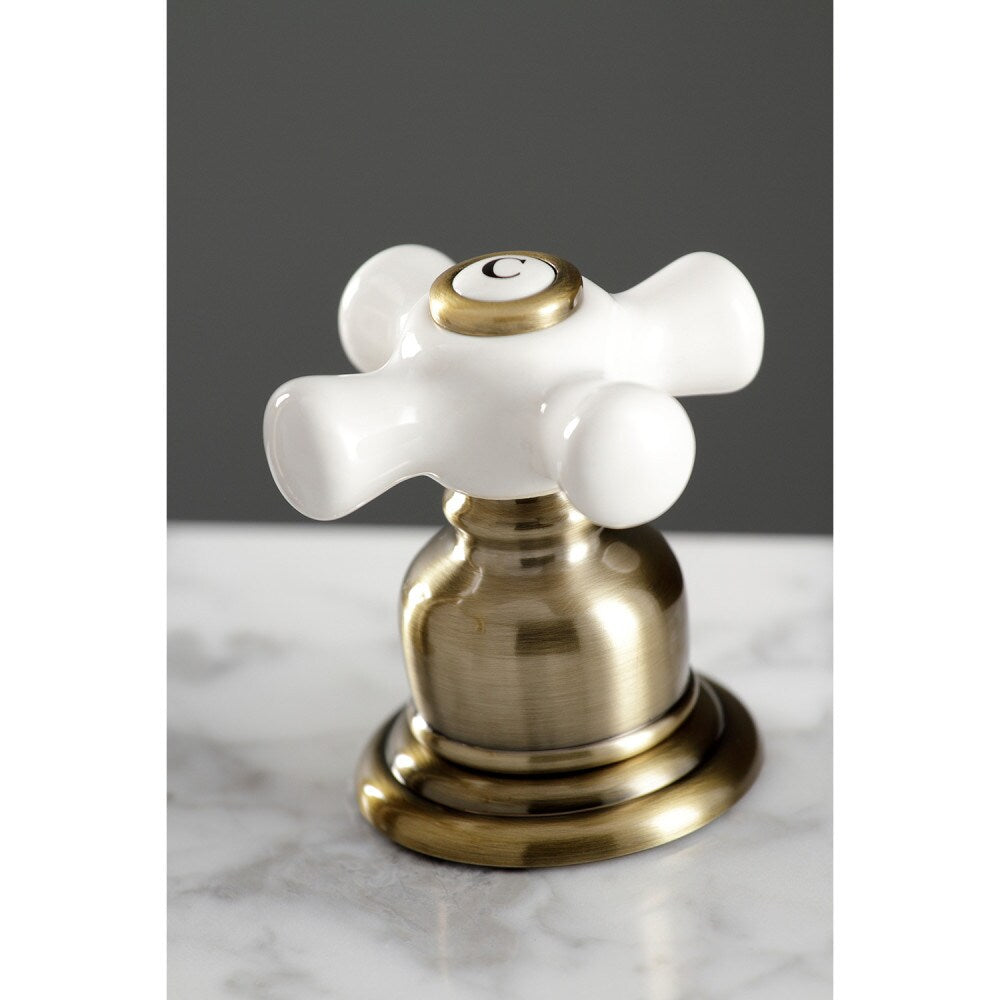 American Classic 8 inch Widespread 2-Handle Bathroom Faucet in Antique/Brass