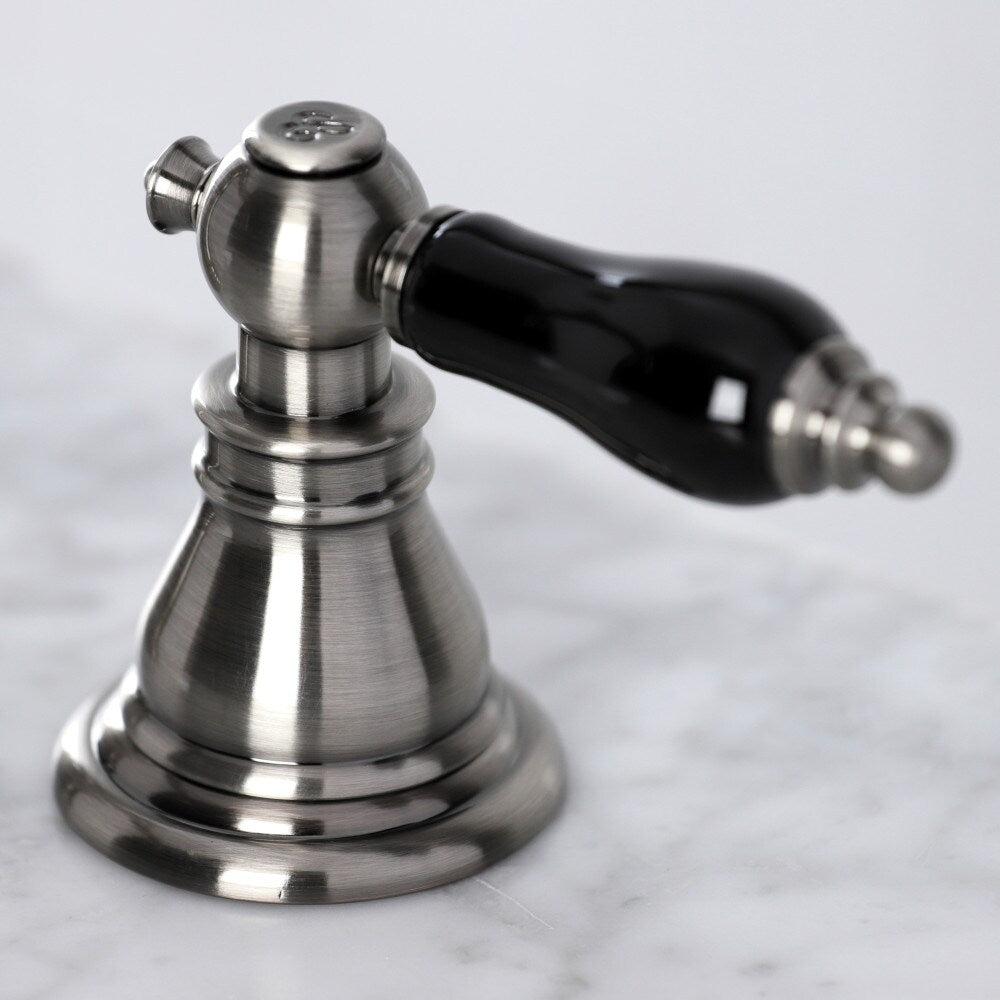Duchess 8 inch Widespread 2-Handle Bathroom Faucet in Black Stainless