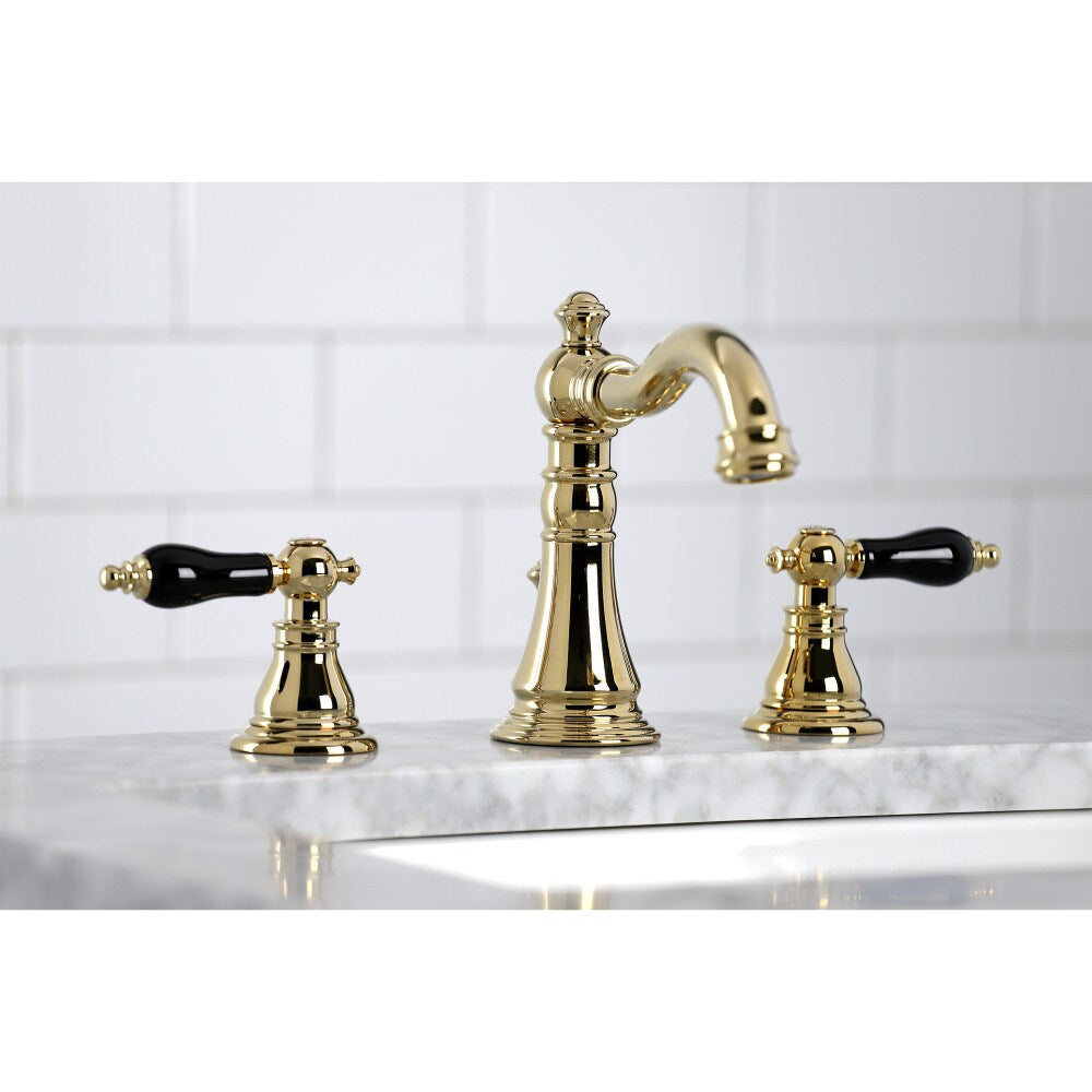 Duchess- Classic 8 inch Widespread 2-Handle Bathroom Faucet in Polished Brass