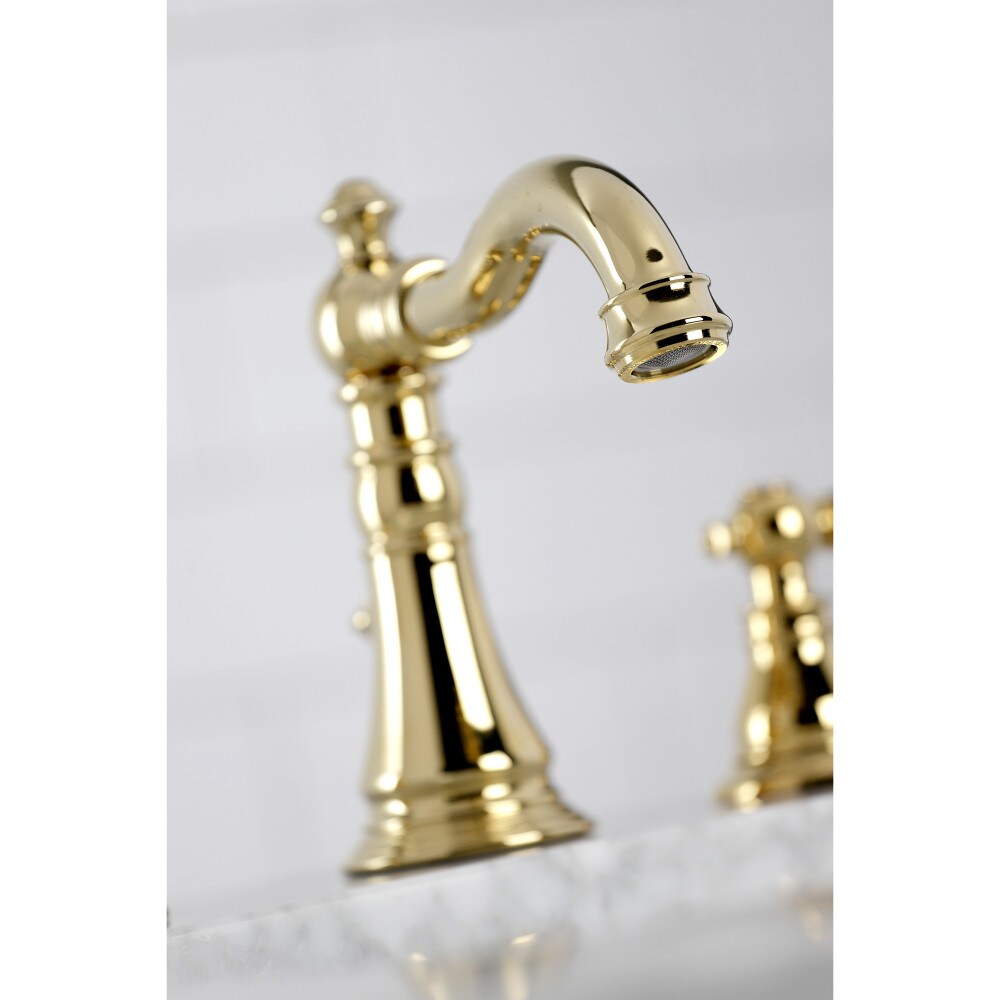 Duchess- Classic 8 inch Widespread 2-Handle Bathroom Faucet in Polished Brass