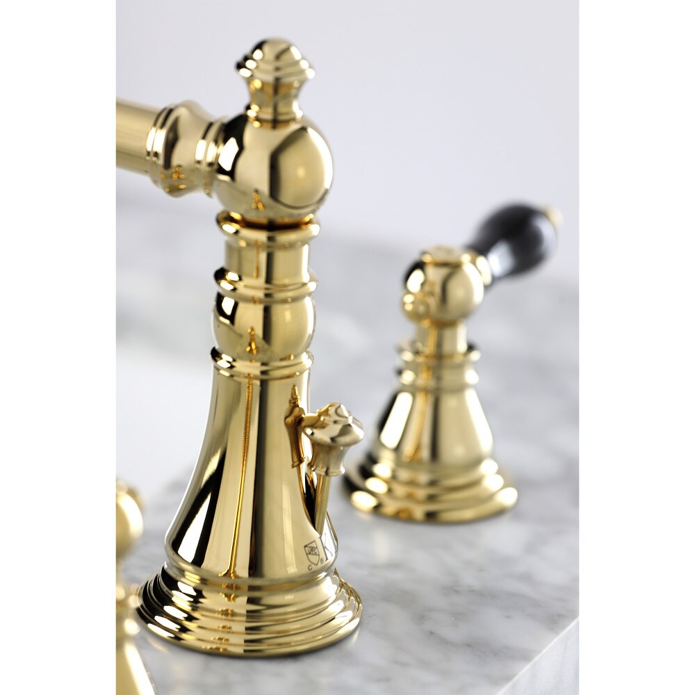 Duchess- Classic 8 inch Widespread 2-Handle Bathroom Faucet in Polished Brass