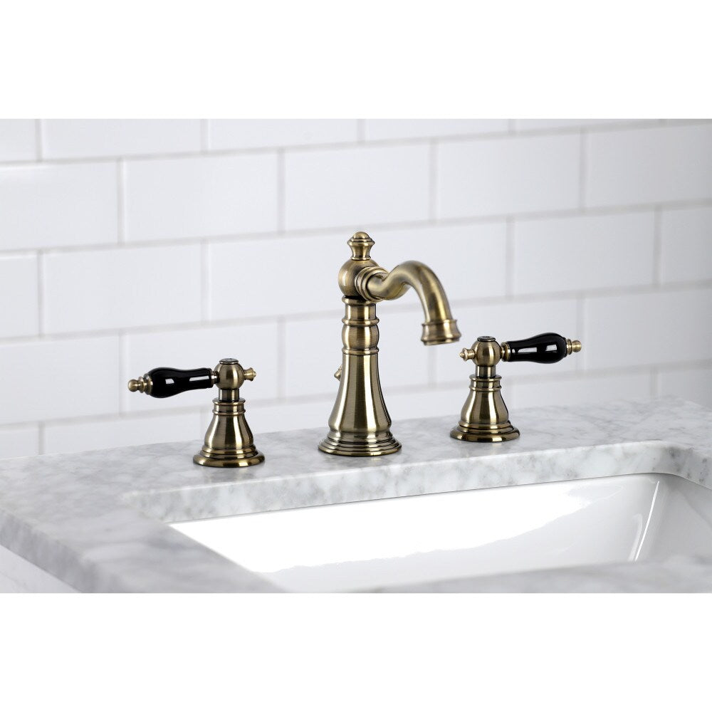 Duchesse - Robinet de salle de bain classique à 2 poignées de 8 pouces en laiton antique