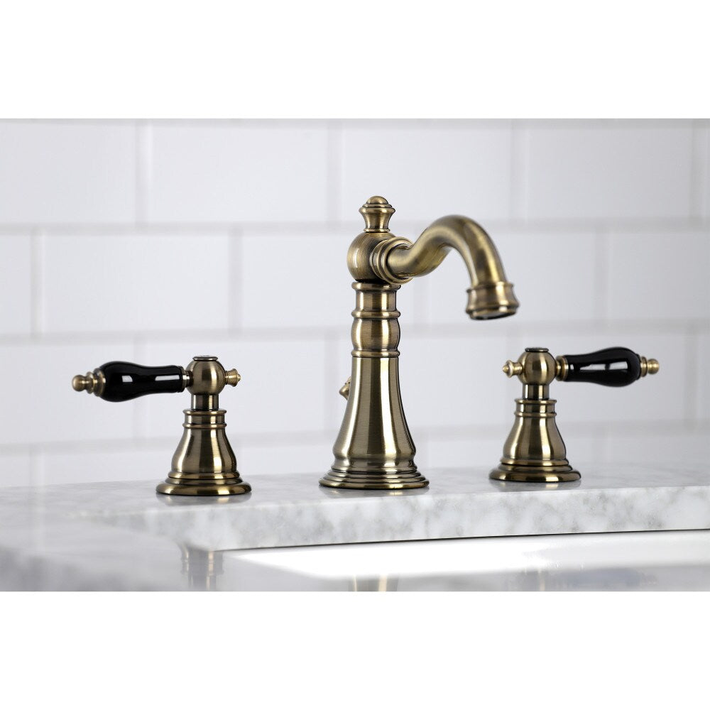 Duchesse - Robinet de salle de bain classique à 2 poignées de 8 pouces en laiton antique