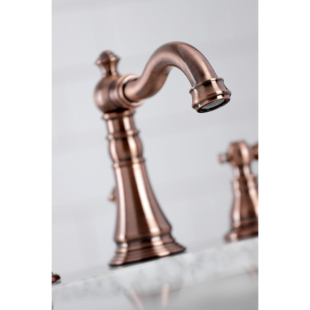 Duchess- Classic 8 inch Widespread 2-Handle Bathroom Faucet in Antique Copper