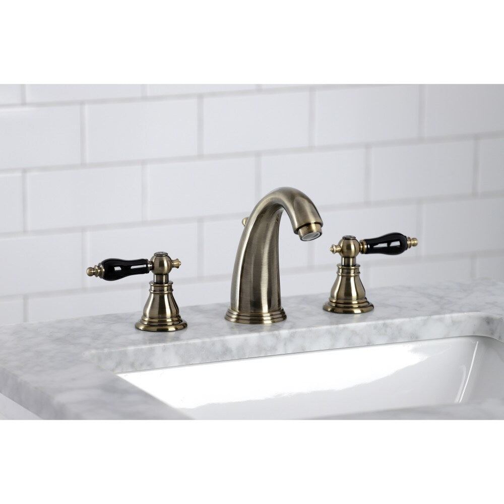 Duchess 8 inch Widespread 2-Handle Bathroom Faucet in Antique Brass