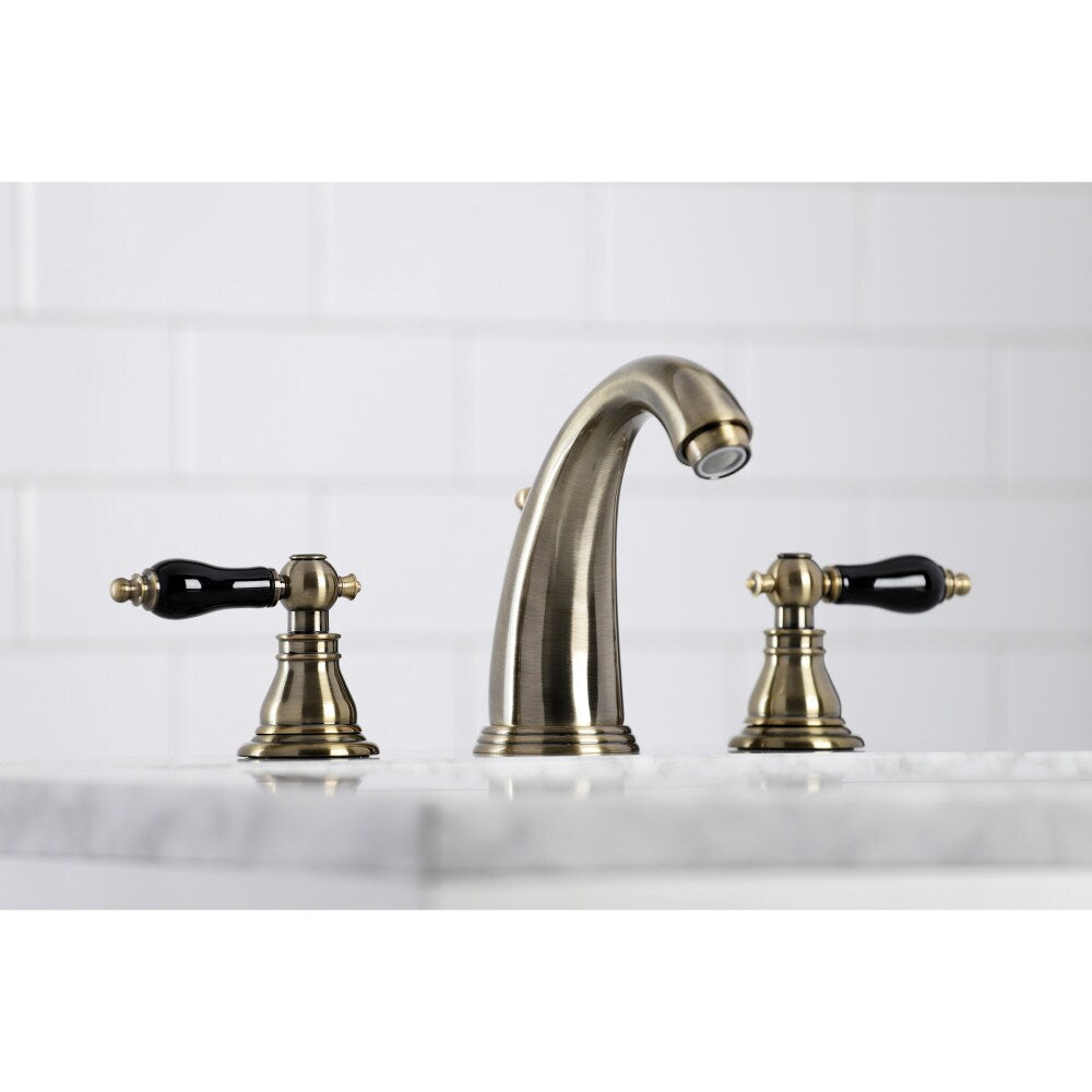 Duchess 8 inch Widespread 2-Handle Bathroom Faucet in Antique Brass