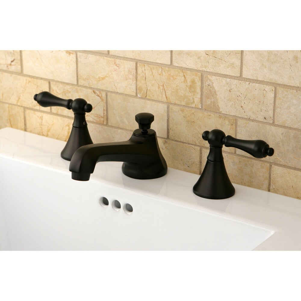 Modern 8 inch Widespread 2-Handle Bathroom Faucet in Oil Rubbed Bronze