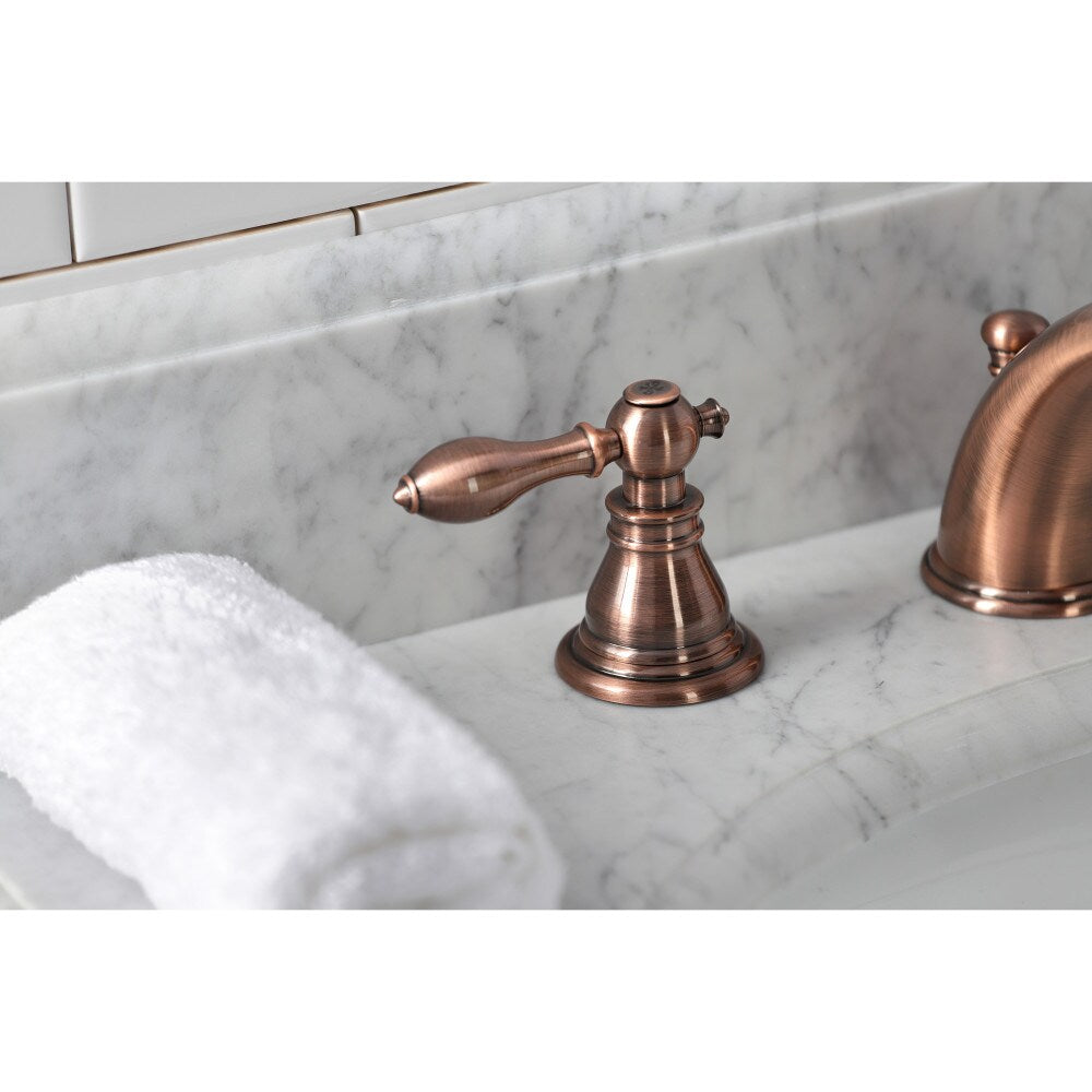 American- Classic 8 inch Widespread 2-Handle Bathroom Faucet in Antique Copper