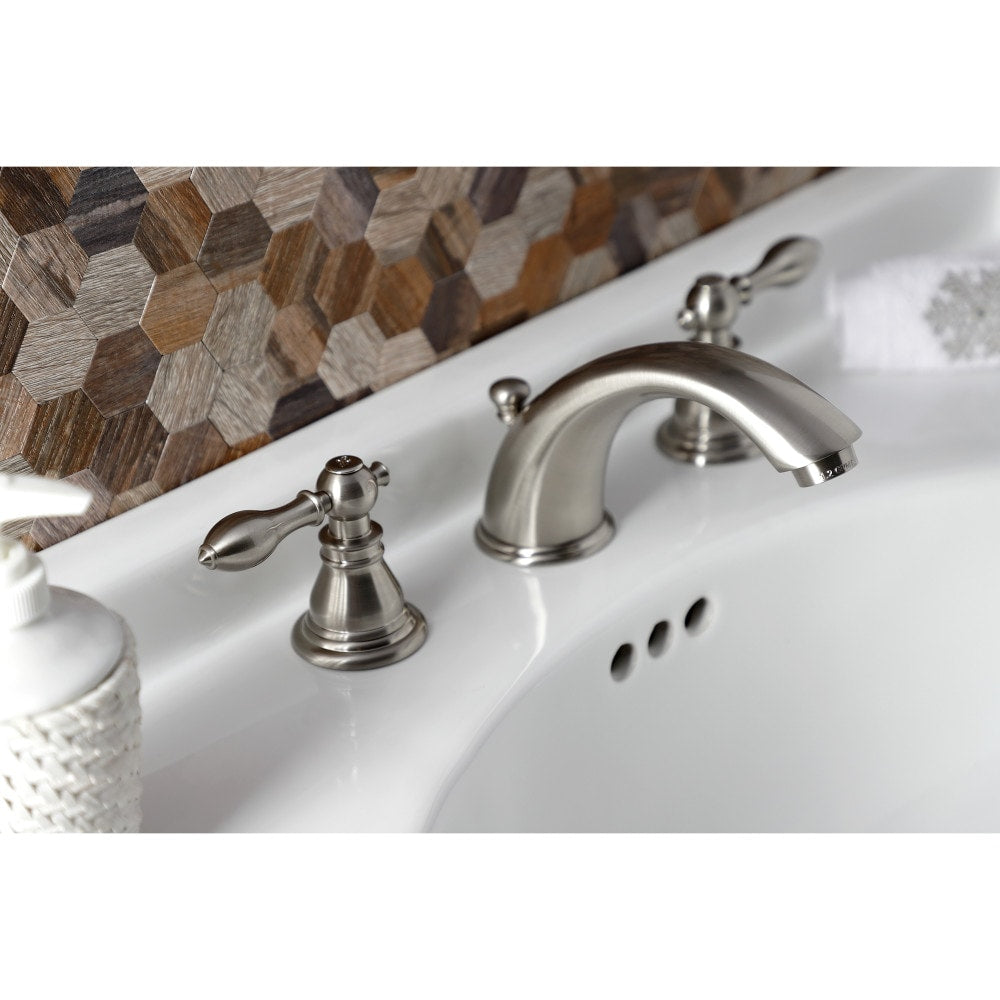 American-Classic 8 inch Widespread 2-Handle Bathroom Faucet in Brushed Nickel
