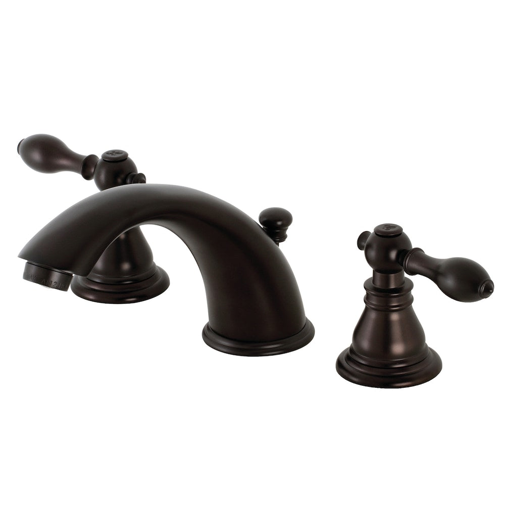 Robinet de salle de bain à 2 poignées de 8 pouces de style American-Classic en bronze huilé